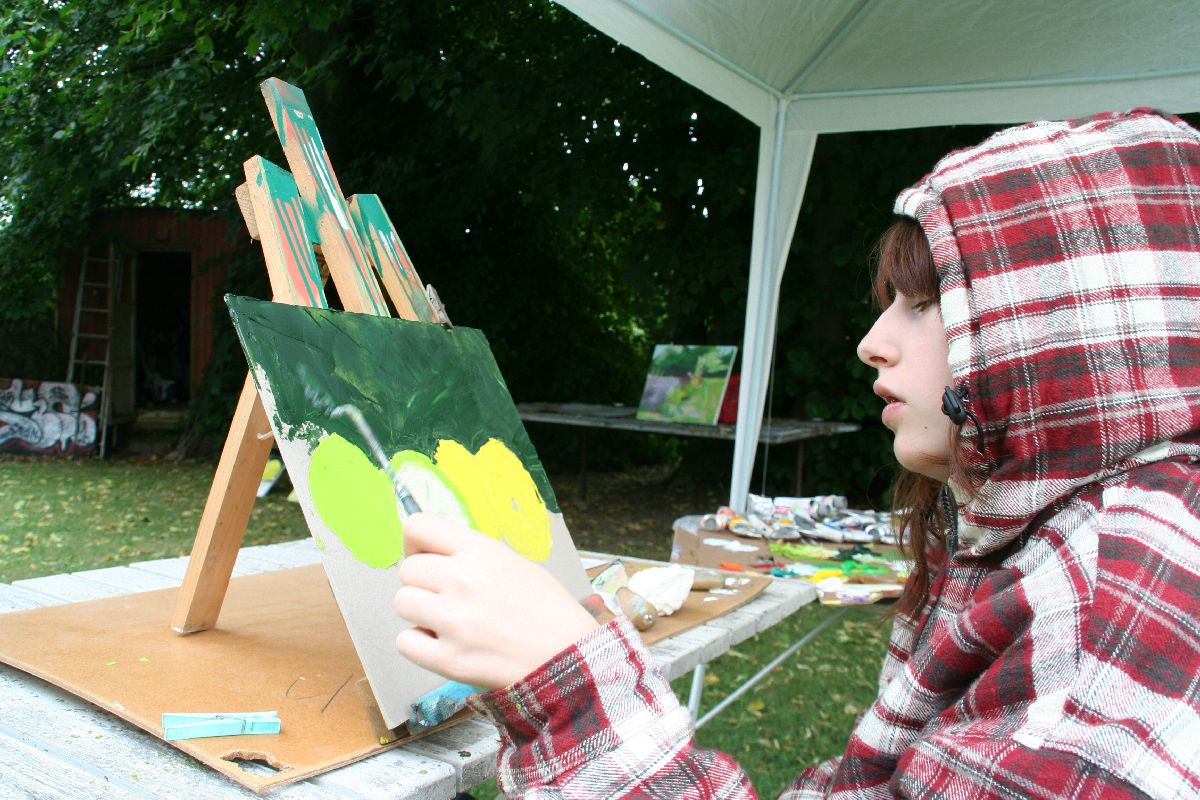 Pleinair in Dänemark in der Künstlerkommune Sofienberg