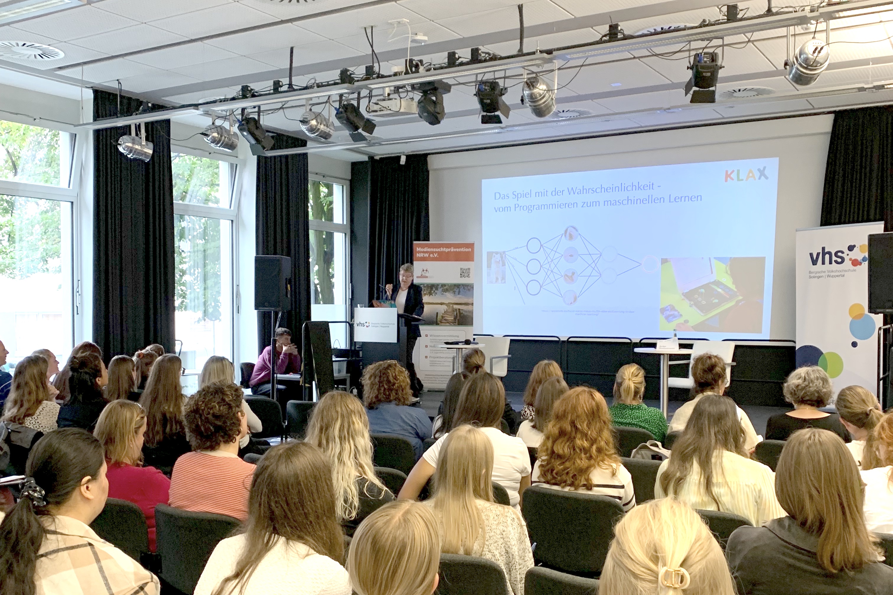 Antje Bostelmann auf der Fachtagung „Mediensuchtprävention in der frühen Kindheit“ 