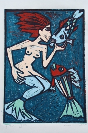 Neujahrsdruck 2011 mit dem Titel "Abtauchen"